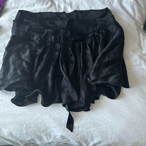 Black Silk Skirt
